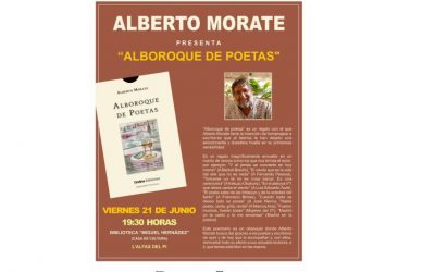 La asociación de Uruguayos presenta el viernes en la Biblioteca  de l’Alfàs el libro ‘Alboroque de Poetas’