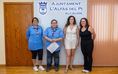 El Ayuntamiento de l’Alfàs y el IV Grupo Scout colaboran en el fomento de la participación juvenil