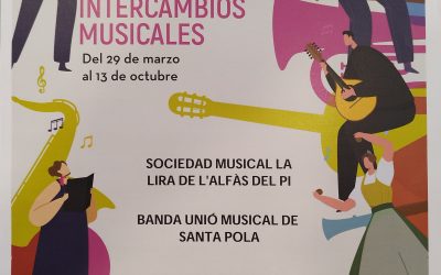 Concierto a dos Bandas el sábado 20 de julio en l’Alfàs a cargo de La Lira y la Unió Musical de Santa Pola